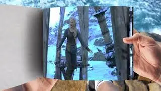 Flip Book  Ведьмак. Кино в блокноте  обучение Цири. Flip book green screen.