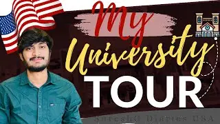 My university tour in USA🇺🇸|| Cleveland State University||Student life in America||Masters in USA
