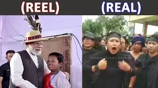 Modi visit Manipur ft. Godi media   |   The Mulk