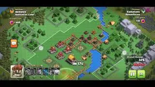barbarian camp 3 star in one attack, level 1,
