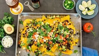 Two-Cheese Veggie Nachos | Cooking Light