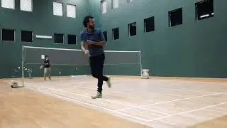 BADMINTON TRICK SHOT🏸#LINDAN STYLE💚@SLIIT #BWF #ShuttleFlash #ShuttleAmazing #BadmintonInsight
