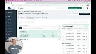 Meet Entries in Commit Swimming