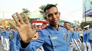 Mantap Betul!! Kirab CAPAJA Akmil Akademi Militer 2025 #drumband #akmil