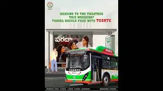 Ride easy with #TGSRTC this weekend and dive into the movie experience at a theatre near you
