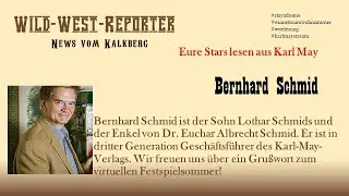 Old Firehand - Gru&szlig;wort - Bernhard Schmid vom Karl May Verlag #winnetouimwohnzimmer
