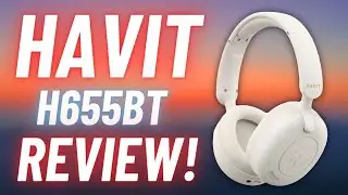 ОБЗОР ГАРНИТУРЫ HAVIT H655BT! Гибридные наушники с активным шумоподавлением + минималистичный дизайн!