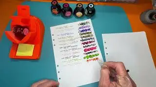 Colorverse USA Special Series Ink from Endless Pens.  Swatch time