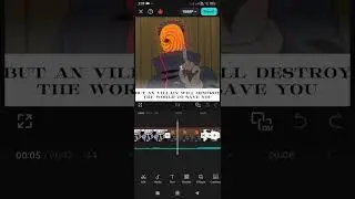 Capcut Edit Tutorial #edit #jjkgame #anime #meta #narutoshippuden #kakashi #obito