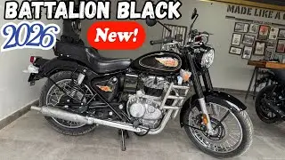 2026 🔥Royal Enfield Bullet 350 Battalion Black Full Review ✅ All update Price & Features 