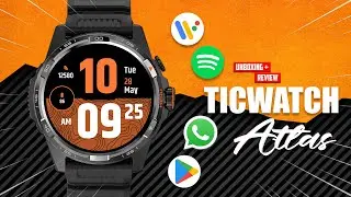 TICWATCH ATLAS - SERIA ESSE O APPLE WATCH KILLER? UNBOXING E ANÁLISE