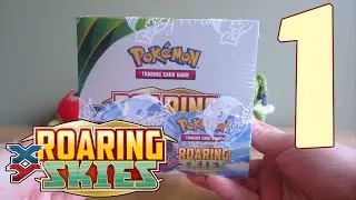 Opening a Pok&eacute;mon Roaring Skies Booster Box - Part 1
