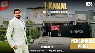 1 Kanal Fully Furnished Designer Villa in DHA Phase 6 | Near Mosque