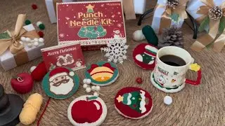 Christmas Punch Needle Kit: [Rivnsong] Video Guide