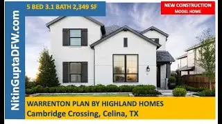 Warrenton Plan By  Highland  Homes in Cambridge Crossing in Celina, TX  | Model Home Tour