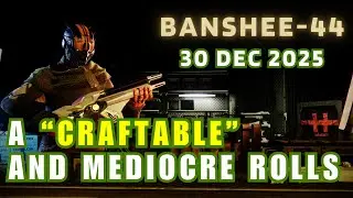 A CRAFTABLE and mediocre rolls BANSHEE-44 Destiny 2 Gunsmith Official Weapon Inventory [Destiny 2]