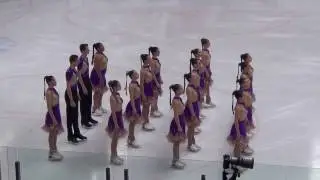Black Diam's de Compi&egrave;gne - Patinage synchronis&eacute; Junior D1 Programme court Lumi&egrave;re Cup Eindhoven