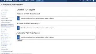 Anpassung eines PDF-Exports - Teil 1 - Atlassian Confluence lernen #57-1