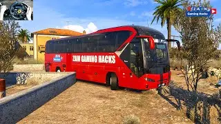 Bus Driving Through Tight Streets of Middle East | Euro Truck Simulator 2 Gameplay | Logitech G29