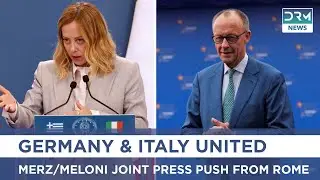 LIVE: Joint Press Conference of Merz and Meloni in Rome | AC1Z