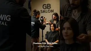 AI Ad for G B SALON by BIGWIG DIGITAL MARKETING 🚀 #branding #shorts