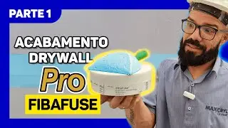 🔵COMO DAR ACABAMENTO NO DRYWALL COM A FITA FIBAFUSE - PARTE 01
