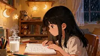 Can't concentrate? Let this girl writing and the music guide you into a state of flow.