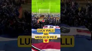 INCREDIBILE coro per Luca VIALLI ❤️ #shorts #ultras