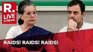 Cong Protests Against ED Raids At National Herald House; Cadre Bats For Sonia & Rahul Gandhi