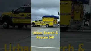 VCFD *RARE* Urban Search & Rescue 54 ( USAR54 ) Responding to unknown call! #shorts #vcfd