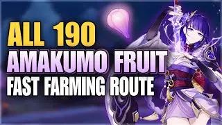 How to Farm amakumo fruit Genshin Impact Locations Guide in under 5 minutes [Fast Farming Route]