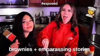 making brownies while we expose ourselves. 😬