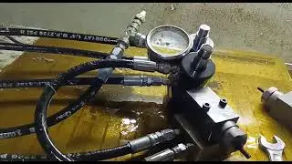 Hydraulic Swing Clamp work with Hydraulic Sequence Valve