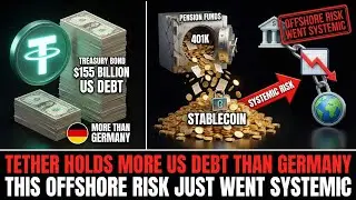 Stablecoins Now Hold $155 Billion in US Debt | Your Pension Pays When They Sell