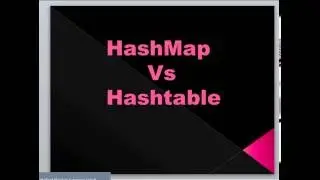 hashMap vs Hashtable