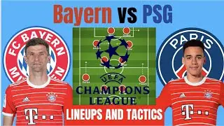 TACTICS! Bayern vs PSG | Champions League LINEUPS and PREDICTION