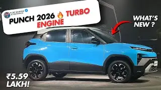 Tata Punch 2026 Facelift Review | Turbo Engine + 5⭐ Safety | ₹5.59 Lakh