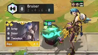 TITAN'S RESOLVE BIGGEST 3 STAR JINX ( 8 BRUISER ) | SET 6 TFT