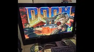 ORION T42V4 SPTX-B Plasma TV Doom II Testing after repair