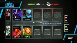 Secret vs VG 2-ая игра Nanyang Championships