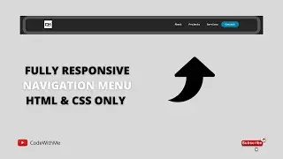 Navbar html CSS | Transparent Navigation bar | in Hindi | CodeWithMe