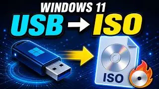 Создайте ISO-файл с установочного USB-носителя Windows 11 с помощью AnyBurn
