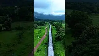 The majestic train route ✨,The gateway of Kerala📍Kanjikode, palakkad #kerala #nature #train #travel