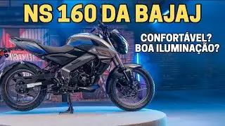 NS 160 da Bajaj: Como é o Conforto e a Iluminação?