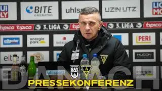 Pressekonferenz nach SSV Ulm - Alemannia Aachen