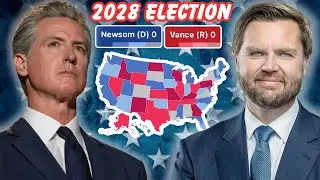 2028 US Election *PREDICTION* JD Vance vs Gavin Newsom