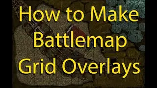 How to Make Battle-map Grid Overlays. Both Hex and Square