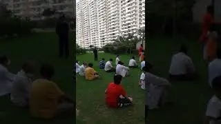 Guru Dakshina Programme & Guru Purnima Celebration..AceCity's RSS Wing G. Noida