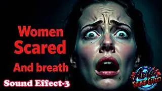 women scared and breath sound effect | Copyright free sound effect #horror #ghost #halloween
