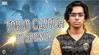 Top 10 Clutch By GodLike Spower | Best Clutches of Spower in BGMI